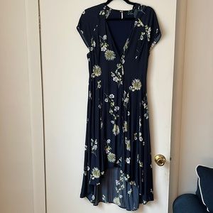 Free People Hi-Low floral dress - size small.